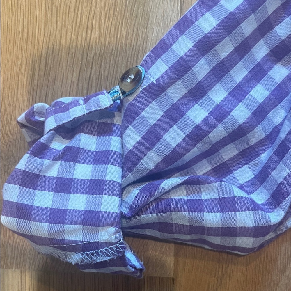 Prodoh Purple Check Button Down Shirt - Picture 5 of 6